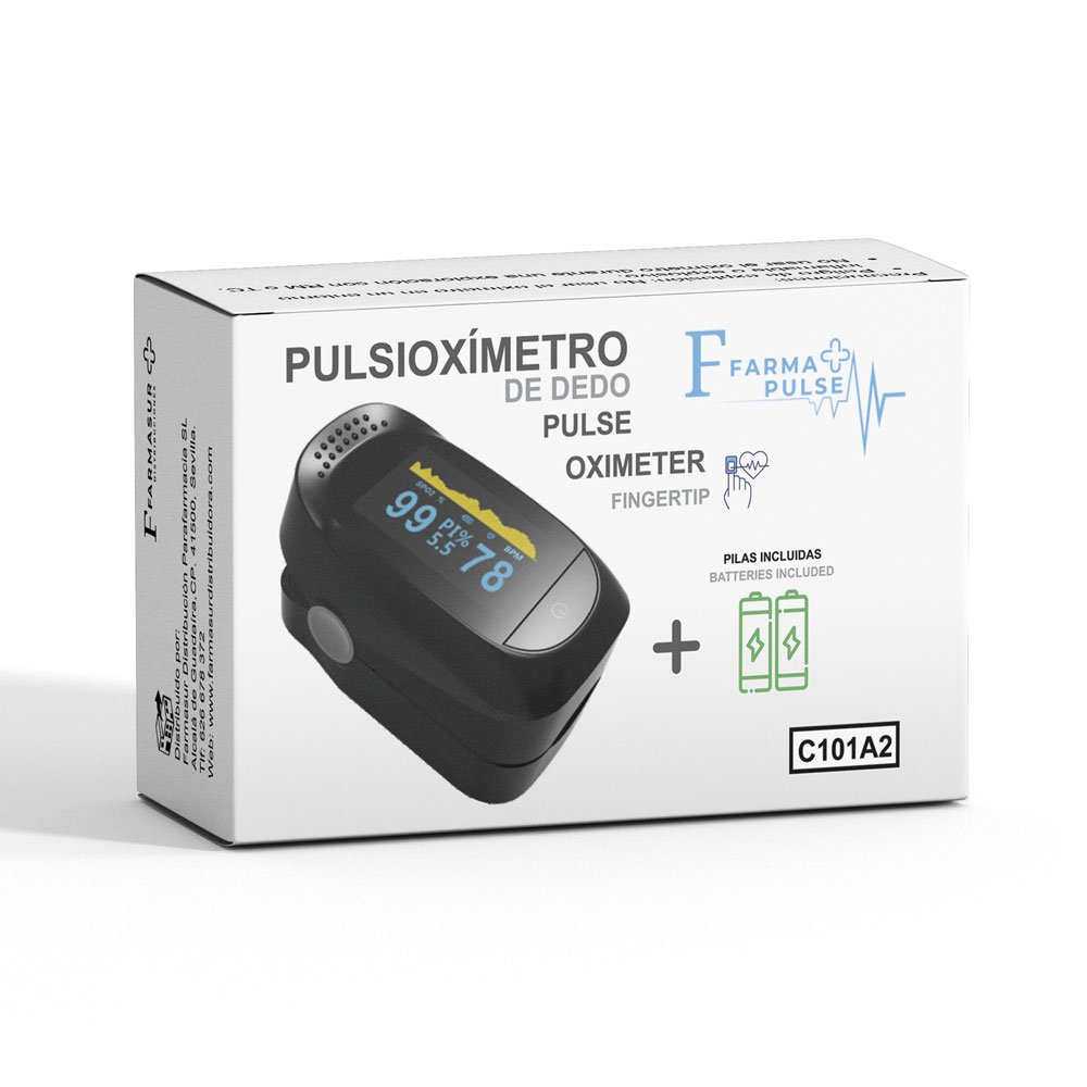 PULSIOXÍMETRO DE DEDO FARMAPULSE 1 UD PILAS INCLUIDAS